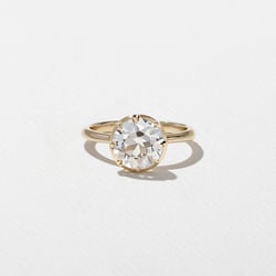 Daphne Antique Round in 14k Yellow Gold thumbnail