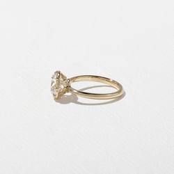Daphne Antique Round in 14k Yellow Gold – view 3 thumbnail
