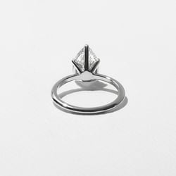 Grace Pear Solitaire in 18k White Gold – view 4 thumbnail