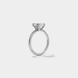Grace Pear Solitaire in 18k White Gold – view 5 thumbnail