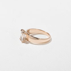 Nova Emerald-Cut in 14k Rose Gold – view 3 thumbnail