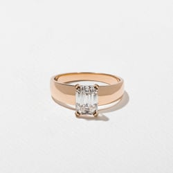 Nova Emerald-Cut in 14k Rose Gold thumbnail