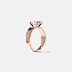 Nova Emerald-Cut in 14k Rose Gold – view 5 thumbnail