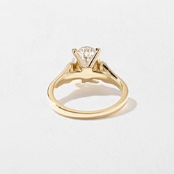 Cleo Oval in 14k Yellow Gold – view 4 thumbnail