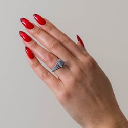 Scarlett Antique Cushion Solitaire in Resin thumbnail