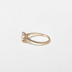 Iris Round Solitaire in 18k Yellow Gold – view 3 thumbnail