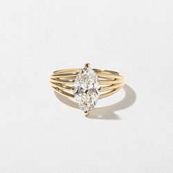 Scarlett Marquise Solitaire in 14k Yellow Gold thumbnail