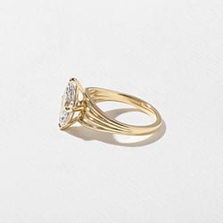 Scarlett Marquise Solitaire in 14k Yellow Gold – view 3 thumbnail