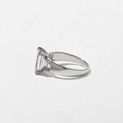 Nova Emerald-Cut in Platinum – view 3 thumbnail