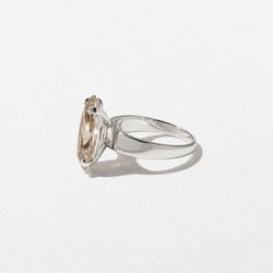 Nova Champagne Diamond in 14k White Gold – view 2 thumbnail