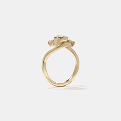 Gemma Oval in 14k Yellow Gold – view 5 thumbnail
