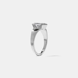 Lou Emerald-Cut in 18k White Gold – view 5 thumbnail