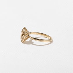 Daphne Champagne Diamond in 14k Yellow Gold – view 2 thumbnail