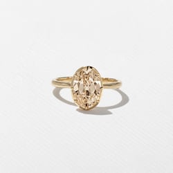 Daphne Champagne Diamond in 14k Yellow Gold thumbnail