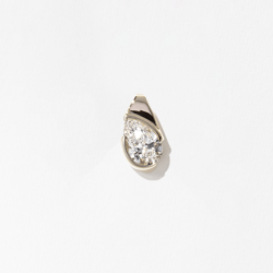 Rhodes Pear Diamond Pendant in 14k Yellow Gold thumbnail