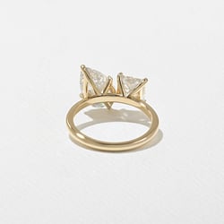 Vivi Grand Pear and Princess in 14k Yellow Gold – view 4 thumbnail