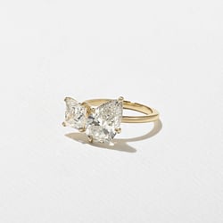 Vivi Grand Pear and Princess in 14k Yellow Gold – view 2 thumbnail