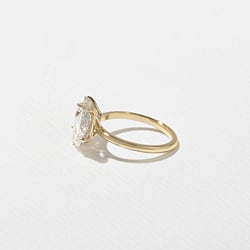 Vivi Grand Pear and Princess in 14k Yellow Gold – view 3 thumbnail