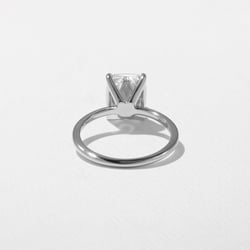 Grace Antique Cushion in Platinum – view 4 thumbnail