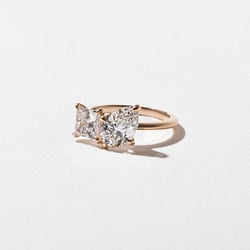 Vivi Pear and Princess in 14k Rose Gold – view 2 thumbnail