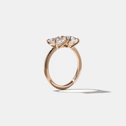 Vivi Pear and Princess in 14k Rose Gold – view 5 thumbnail