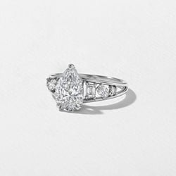 Marni Pear Solitaire in 18k White Gold – view 2 thumbnail