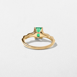 Sloan Emerald-Cut Emerald in 14k Yellow Gold – view 4 thumbnail