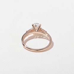 Eve Oval in 14k Rose Gold – view 4 thumbnail