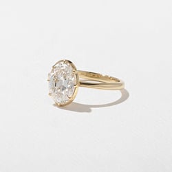 Daphne Antique Oval in 14k Yellow Gold – view 2 thumbnail