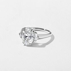 Blair Oval in Platinum – view 2 thumbnail