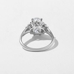 Blair Oval in Platinum – view 4 thumbnail