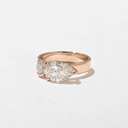 Henri Grand Pear in 14k Rose Gold – view 2 thumbnail
