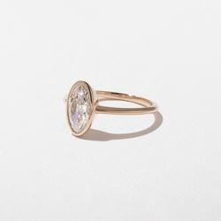 Bailey Antique Oval in 14k Rose Gold – view 2 thumbnail