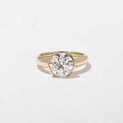 Esme Antique Round in 14k Yellow Gold thumbnail