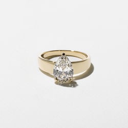 Nova Pear in 14k Yellow Gold thumbnail