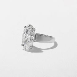 Nova Antique Oval in 14k White Gold – view 2 thumbnail