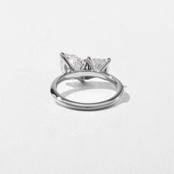 Vivi Pear and Princess in 14k White Gold – view 4 thumbnail