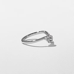 Twist with Pavé in 14k White Gold – view 2 thumbnail