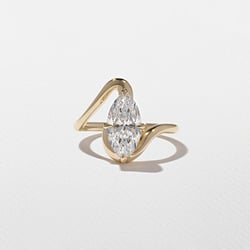 Lyra Marquise in 14k Yellow Gold thumbnail