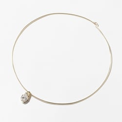 Rhodes Pear Diamond Collar in 14k Yellow Gold thumbnail
