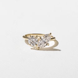 Vivi Marquise and Round in 14k Yellow Gold thumbnail