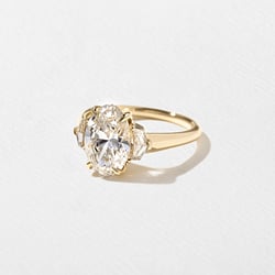 Blair Oval in 14k Yellow Gold – view 2 thumbnail