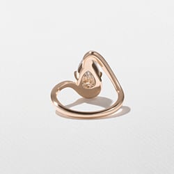Lyra Pear in 14k Rose Gold – view 3 thumbnail