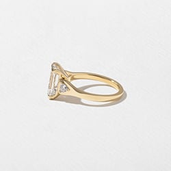 Cleo Emerald-Cut in 14k Yellow Gold – view 3 thumbnail