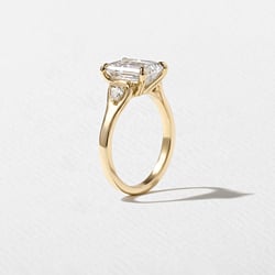 Cleo Emerald-Cut in 14k Yellow Gold – view 5 thumbnail