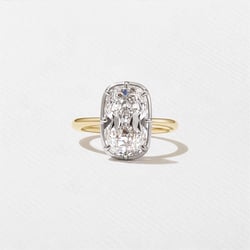 Daphne Antique Cushion in 14k Yellow Gold thumbnail