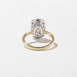 Daphne Antique Cushion in 14k Yellow Gold – view 4 thumbnail
