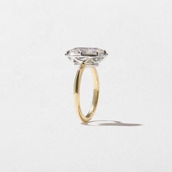 Daphne Antique Cushion in 14k Yellow Gold – view 5 thumbnail