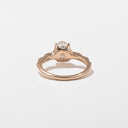 Sloan Oval in 14k Rose Gold – view 4 thumbnail