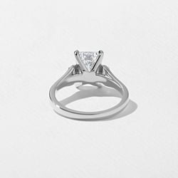 Cleo Emerald-Cut in 14k White Gold – view 4 thumbnail